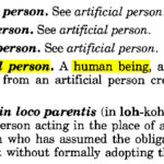 A definition of natural person.